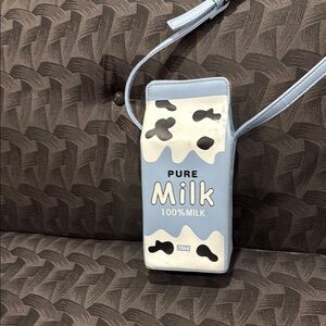 Milk Carton Themed Crossbody Bag